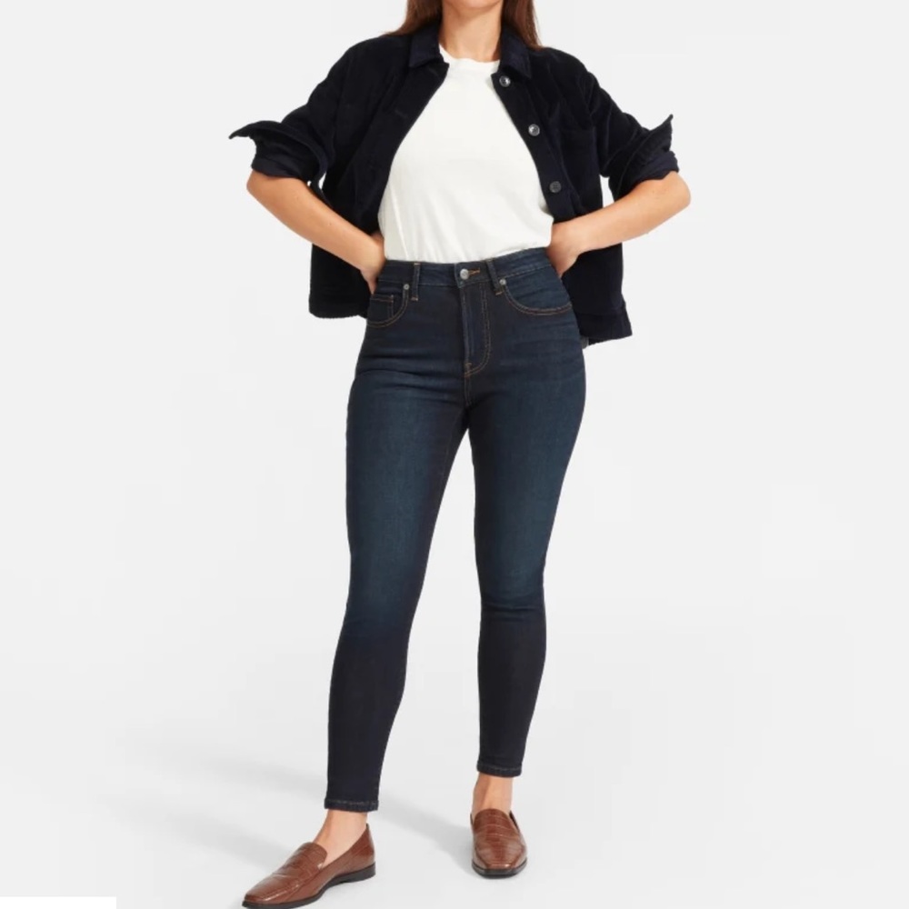 Everlane The Curvy High-Rise Skinny Jean Crop Size 27
